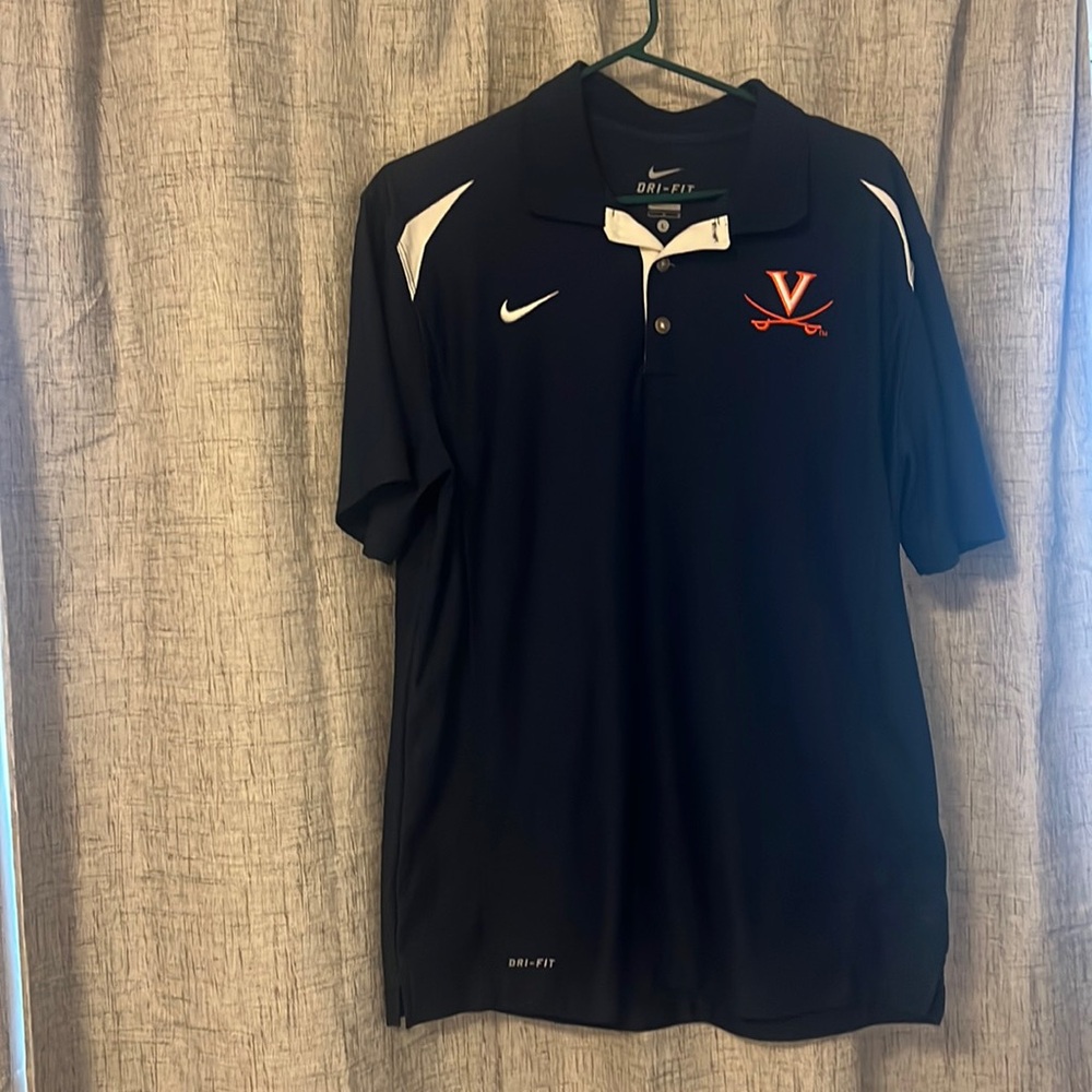 Virginia Cavaliers Polo, men’s size large, navy.